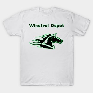 Winstrol Depot - Green Outline T-Shirt